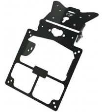 Porta Targa Inclinazione Regolabile Universale Moto Nero
