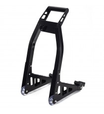 Cavalletto Alzamoto Anteriore Moto Regolabile Forcella Ruote Gomma Alluminio