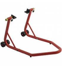 Cavalletto Alza Moto Rosso Solleva Posteriore Slitta Regolabile Universale