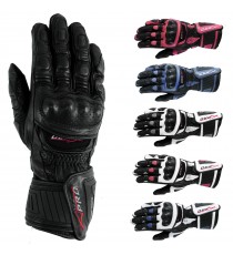Guanto Pista Racing Sport Protezioni Tecnico Professionali Pelle Moto A-pro
