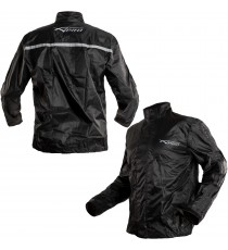 Giacca Tuta Impermeabile Moto Antiacqua Antivento Antipioggia Nero