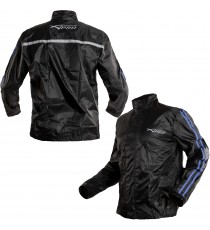 Giacca Tuta Impermeabile Moto Antivento Antipioggia Antiacqua Blu
