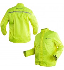 Giacca Tuta Moto Antipioggia Antiacqua Antivento Fluo Impermeabile Visibilità