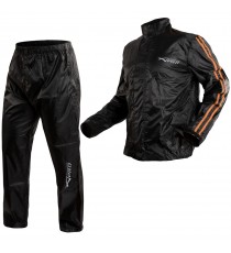 Waterproof-Trousers-Jacket-Rainproof-High-Visibility-Scooter-Moto-Orange-A-PRO-Composit