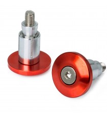 Contrappesi Moto Scooter Manubrio Stabilizzatori Bilancieri Universali Rosso