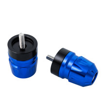 Contrappesi Manubrio Moto da 18mm a 22mm Universale Moto Scooter blu
