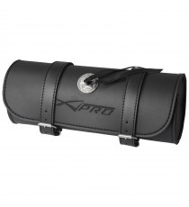 Borsa Moto Custom Barilotto Porta Attrezzi Chopper Nero