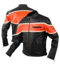 Giacca  Moto Pelle Custom Bikers Motociclista Chopper Stile