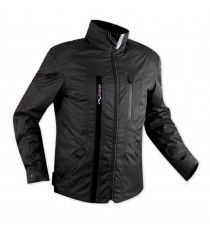 Giacca Moto Scooter City Protezioni CE Sfoderabile Giubbino Impermeabile Nero