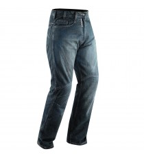Jeans Moto Pantaloni Protecioni Omologate CE Ginocchia Rinforzi Fianchi Blu