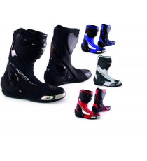 Stivale Scarpa Calzatura Pelle Moto Race Racing Sport Pista Tecnico 