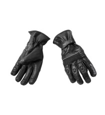 Guanto Pelle Traforato Estivo Moto Turismo Custom Scooter Touring