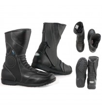 Freeway-A-Pro-Stivale-Boots-Nero-Black-Motorcycle-Sonic-Moto