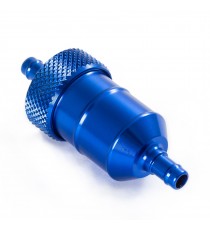 Filtro Benzina Moto Kart Scooter Custom Auto Lavabile Motori Rasaerba Blu