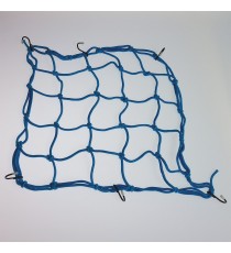 Rete Fermabagagli Elastica Moto Ragno Portapacchi Universale Scooter Blu