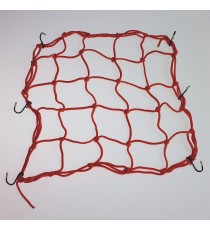 Rete Fermabagagli Elastica Moto Ragno Portapacchi Universale Scooter Rosso