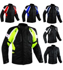 Enduro Giacca Moto Turismo Touring Off Road Cordura Impermeabile 4 stagioni