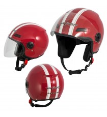 Jet Helmet Fever A-Pro Casco Red Sonicmotoshop