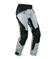 Pantaloni Donna Lady Impermeabile Moto Imbottitura Termica Estraibile Grigio