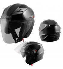 Kinetic-Helmet-Casco-Motorcycle-Nero-Black-Sonic-Moto-A-Pro-Set