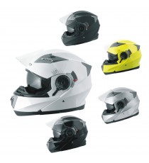 Casco Modulare Apribile Moto Touring Sport Visiera Parasole