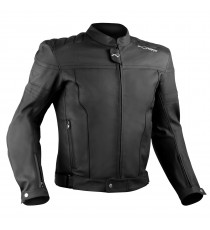 Giacca Giubbino Moto Pelle Sfoderabile Sport Custom Nero Protezioni Omologate