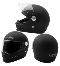LOGIC Full Face Helmet Casco Integrale SonicMoto Nero Opaco