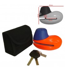 Disco Candado de acero de 5 mm de la motocicleta Scooter Tecla naranja