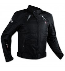 Giacca Donna Cordura Sportiva Traspirante Moto Protezioni CE Gilet Termico Nero