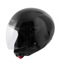Casco Jet Scooter Moto Omologato ECE 22 Visiera Antigraffio Nero