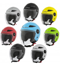 MIDWAY - Casco Jet Policarbonato Doppia Visiera