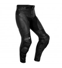 Pantaloni Pelle Sport Moto Naked Protezioni Sliders Sportivo Tecnico Nero