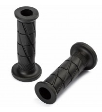 Manopole Moto Scooter Motocross Gomma Universali Antiscivolo Strada 22mm Nero