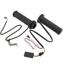 Paio Manopole Riscaldate Moto Gomma 12V Universali 
