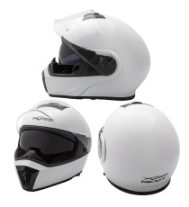 LOGIC Full Face Helmet Casco Integrale SonicMoto Bianco