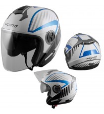 Openline-Casco-Helmet-Motorcycle-Bianco-White-Blue-Sonic-Moto-A-Pro-Compo