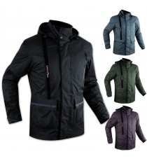 Giacca Giaccone Moto Scooter CittàFodera Removibile Tessuto Impermeabile 