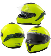 PANIC Full Face Helmet Casco Integrale FLUO