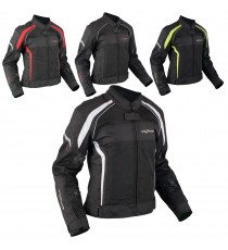 Donna Giacca Moto Tessuto Impermeabile Traspirante Riflettente Ventilata