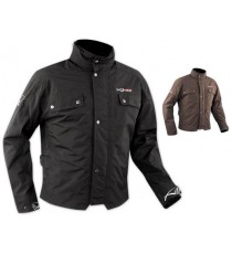 Giacca Tessuto Moto Scooter Impermeabile Antivento Protezioni Certificate CE
