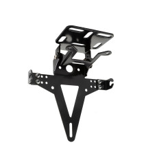 Nero Moto Portatarga Universale Regolabile Styling Viti Attacco Metallo