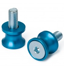 Coppia Supporti Cavalletto Moto Nottolini Accessori Alzamoto Vite M 10 Blu