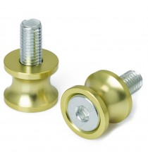 Coppia Supporti Cavalletto Moto Nottolini Accessori Alzamoto Vite M 10 Oro