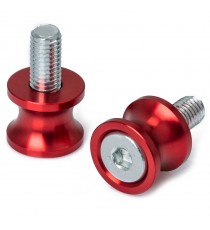 Coppia Supporti Cavalletto Moto Nottolini Accessori Alzamoto Vite M 10 Rosso