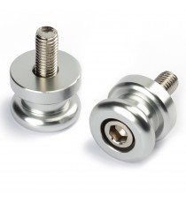 Coppia Supporti Cavalletto Accessori Alzamoto Nottolini Moto Vite M 10 Cromo