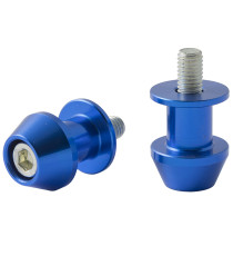 Bobbin Spools Swingarm Paddock Stand Adaptors M6 Motorbike Motorcycle Blue