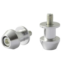 Coppia Supporti Cavalletto Moto Nottolini Accessori Alzamoto Vite M8 Argento