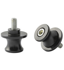 Bobbin Spools Swingarm Paddock Stand Adaptors M10 Motorbike Motorcycle Black