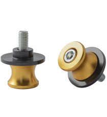 Bobbin Spools Swingarm Paddock Stand Adaptors M10 Motorbike Motorcycle Gold