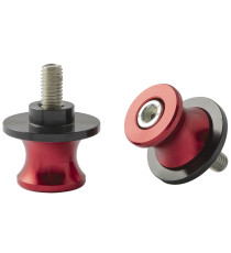 Bobbin Spools Swingarm Paddock Stand Adaptors M10 Motorbike Motorcycle Red
